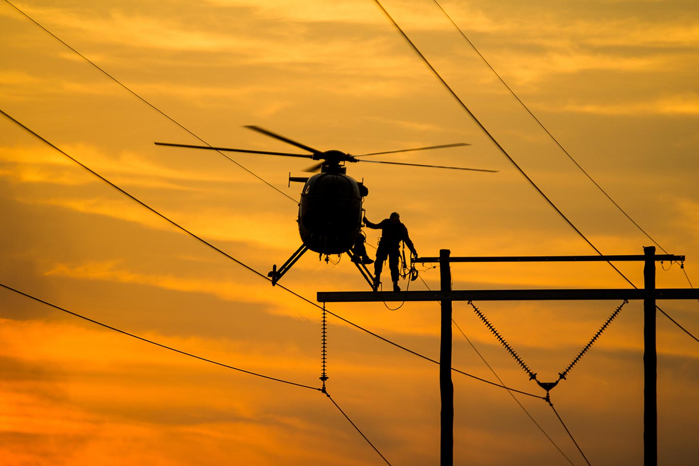 Shreveport Transmission Line Helicopter Services